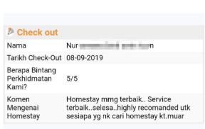 Ruang rumah daripada Facebook rasmi MyHomestay Muar